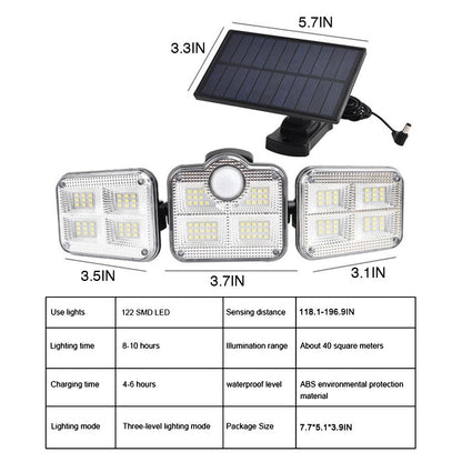 Solar Outdoor Spotlight with 3 Modes